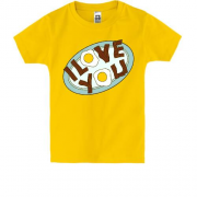 Детская футболка "I love you"