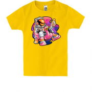 Детская футболка "Космический релакс"