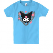 Детская футболка "Куроми и сердце (Kuromi)"