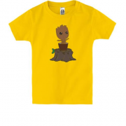 Детская футболка "Маленький Грут" (Вартові Галактики)