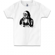 Детская футболка "Монахиня в противогазе"