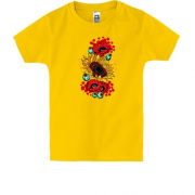 Детская футболка "Подсолнух и Маки"