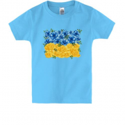 Дитяча футболка "Квітучий прапор"