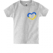 Детская футболка "Украина в сердце"