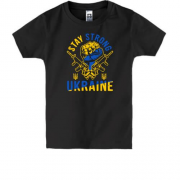 Детская футболка "Ukraine stay strong"