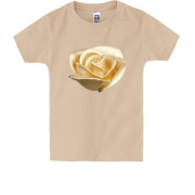 Детская футболка "Золотая роза"