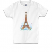Детская футболка c Эйфелевой башней