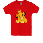 Детская футболка с Симбой в короне