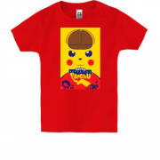 Детская футболка с артом Детектива Пикачу