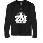 Детская футболка с длинным рукавом ZM Nation Кто знает тот пойме