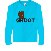 Детская футболка с длинным рукавом "Groot" (Вартові Галактики)
