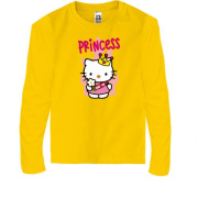 Детская футболка с длинным рукавом "Хелло Китти - Princess"