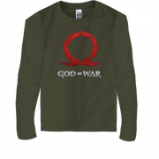 Детская футболка с длинным рукавом с лого "God of War"