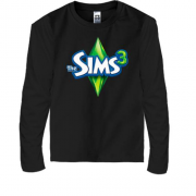 Детская футболка с длинным рукавом с логотипом Sims 3