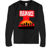 Детская футболка с длинным рукавом с постером к Red Dead Redempt