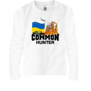 Детская футболка с длинным рукавом з загиблою москвою "Common Hunter"