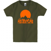 Детская футболка с горами "Adventure"