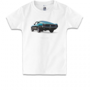 Детская футболка с изображением Форд Мустанг (х.ф. Буллит)