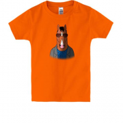 Детская футболка с конем Боджеком