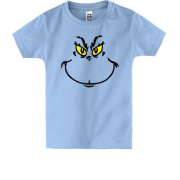 Детская футболка с лицом Гринча