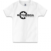 Детская футболка с логотипом Bethesda Game Studios