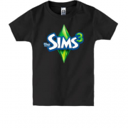 Детская футболка с логотипом Sims 3