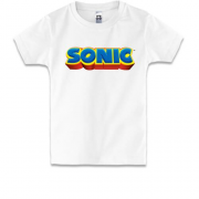 Детская футболка с логотипом игры SONIC