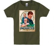 Детская футболка с обложкой игры Uncharted