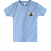 Детская футболка с пчелой (Вышивка)