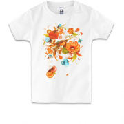 Детская футболка с петриковским орнаментом (3)