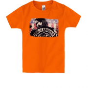 Детская футболка с поп-арт постером сериала "Сыны Анархии"