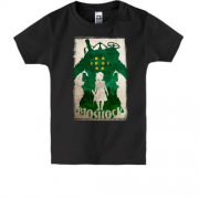 Детская футболка с постером игры Bioshock