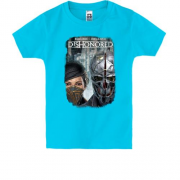 Детская футболка с постером игры Dishonored