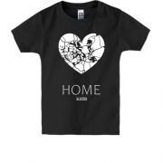 Детская футболка с сердцем Киев "Home"