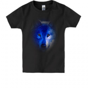 Дитяча футболка з синім вовком