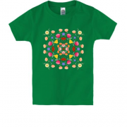 Детская футболка с цветами-колокольчиками