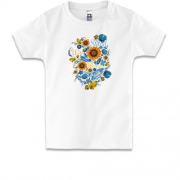 Дитяча футболка з квітковим орнаментом (2)
