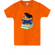 Детская футболка с умной совой