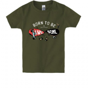 Детская футболка со скейтбордом "AWESOME"