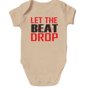 Дитячий боді з написом "Let me beat drop"