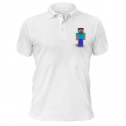 Чоловіча футболка-поло Minecraft Стів (2)