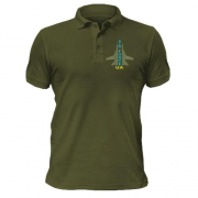 Чоловіча футболка-поло UA Air Force ART (Вишивка)