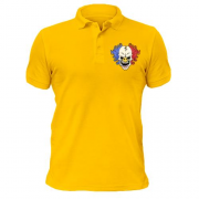 Чоловіча футболка-поло "Череп клоун"