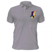 Чоловіча футболка-поло "Дуейн Джонсон у поп-арт стилі"