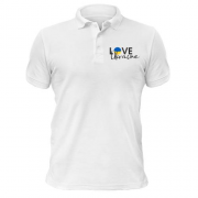 Чоловіча футболка-поло "Love Ukraine"