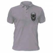 Чоловіча футболка-поло з кричачим черепом