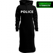 Женская толстовка-платье POLICE (полиция)