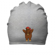 Бавовняна шапка з написом "Bear Hugs"
