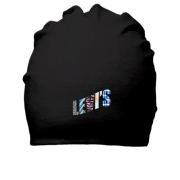 Хлопковая шапка с раскрашенным логотипом Levis