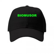 Кепка с надписью "Biomusor"
